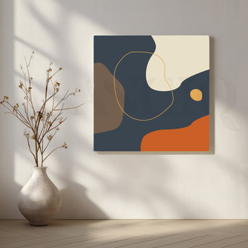Minimalist Harmony of Earthy Tones – Asha Art Studio