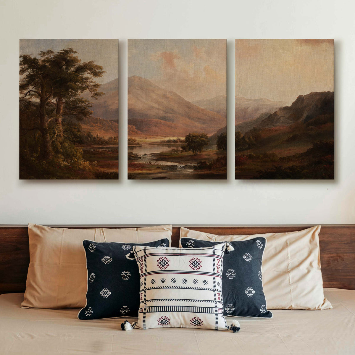 Vintage Landscape Gallery Wall Set of 3 - 18 x 24 Inches – Asha Art Studio