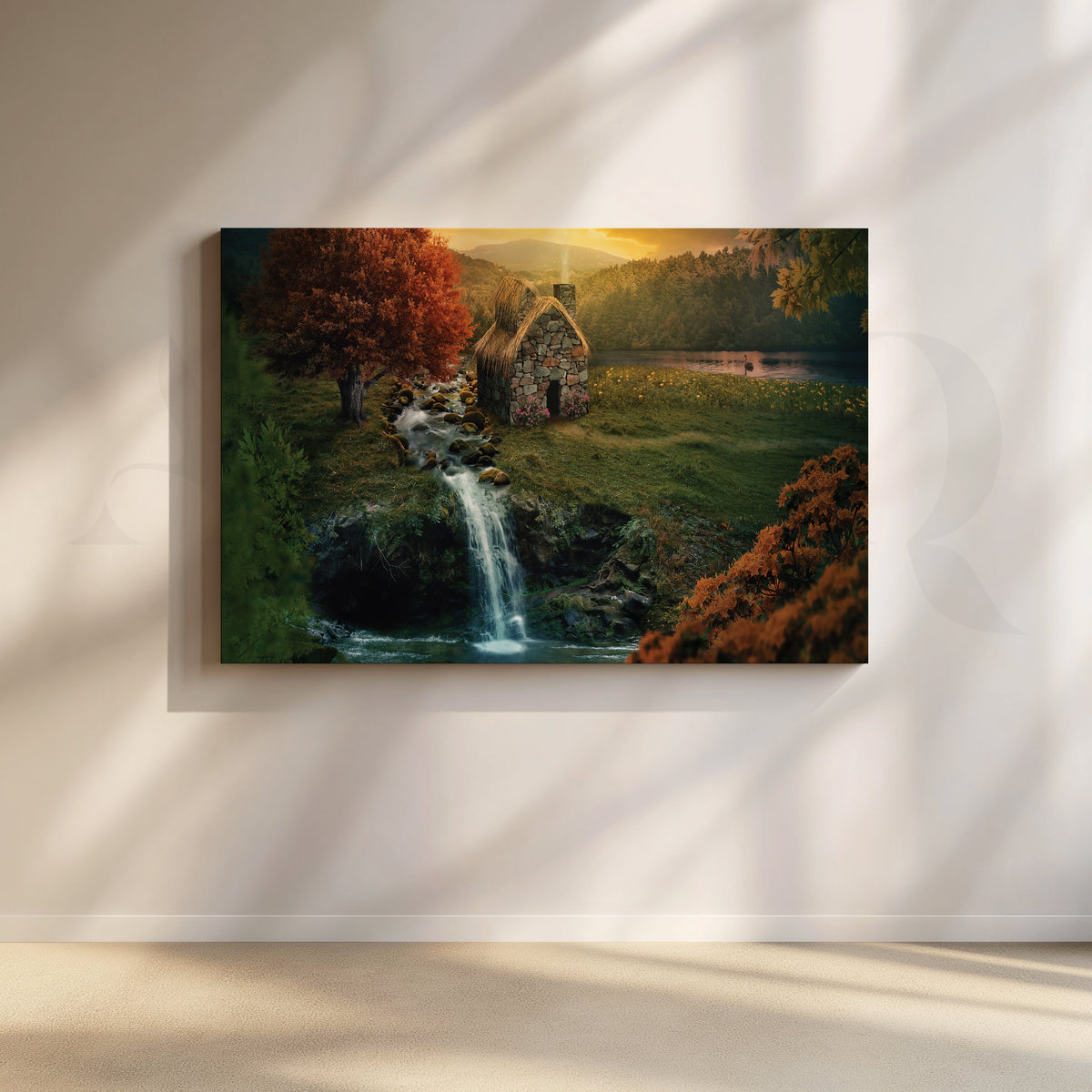 Tranquil Symphony Canvas Artwork – Asha Art Studio