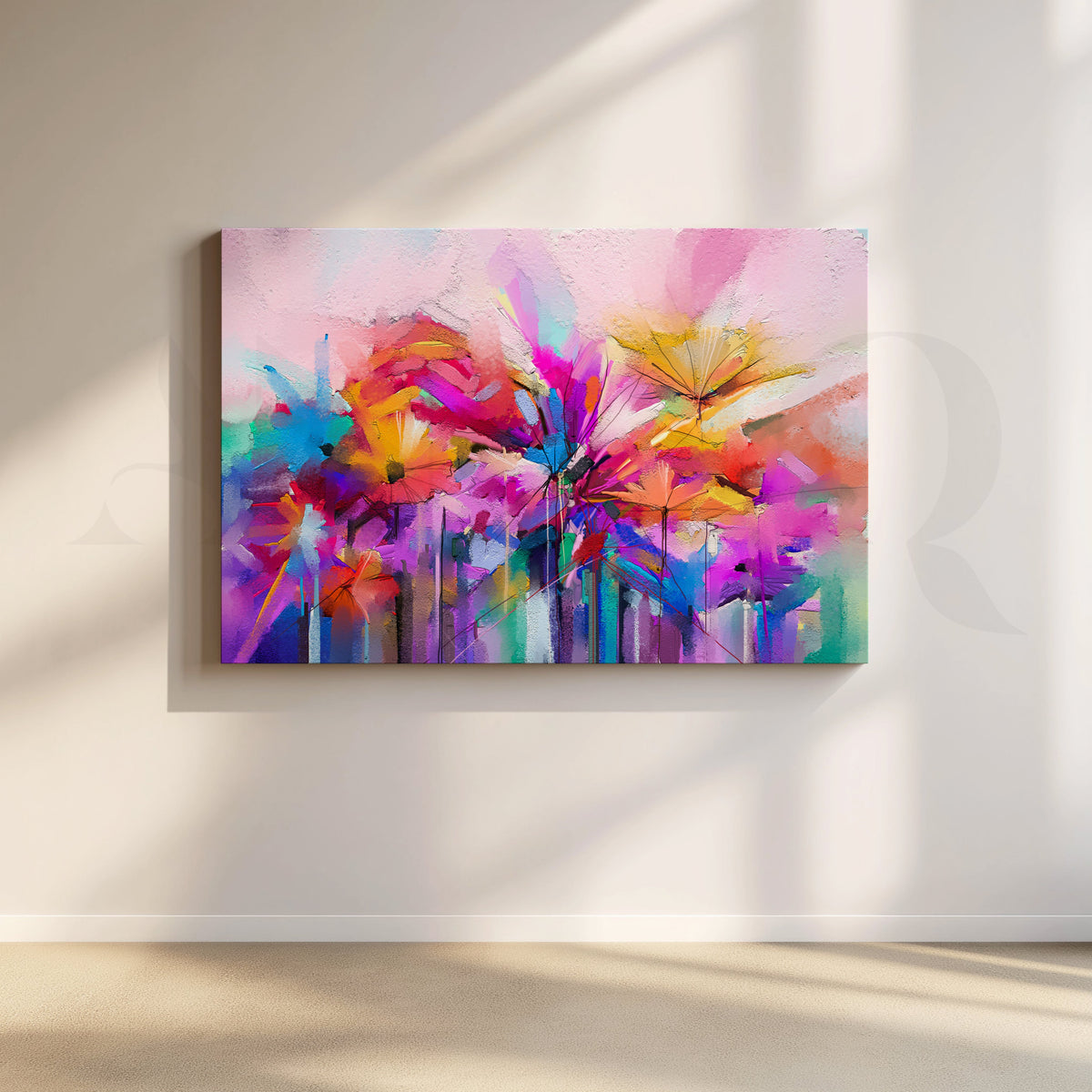 Colorful Canvas Wall Artwork – Asha Art Studio