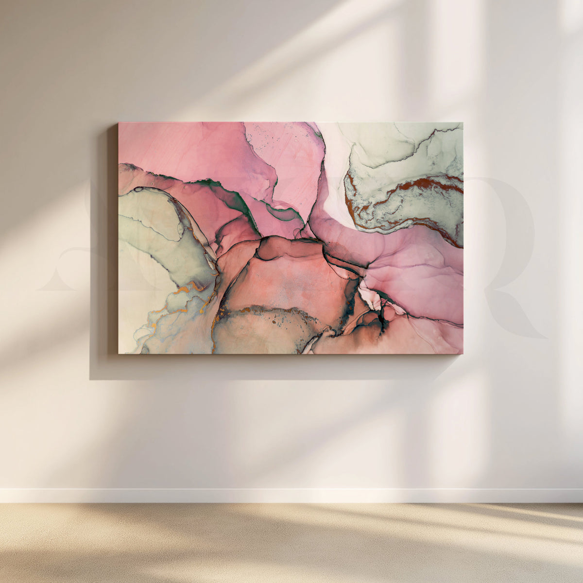 Abstract Fluid Art Canvas Wall Artwork – Asha Art Studio