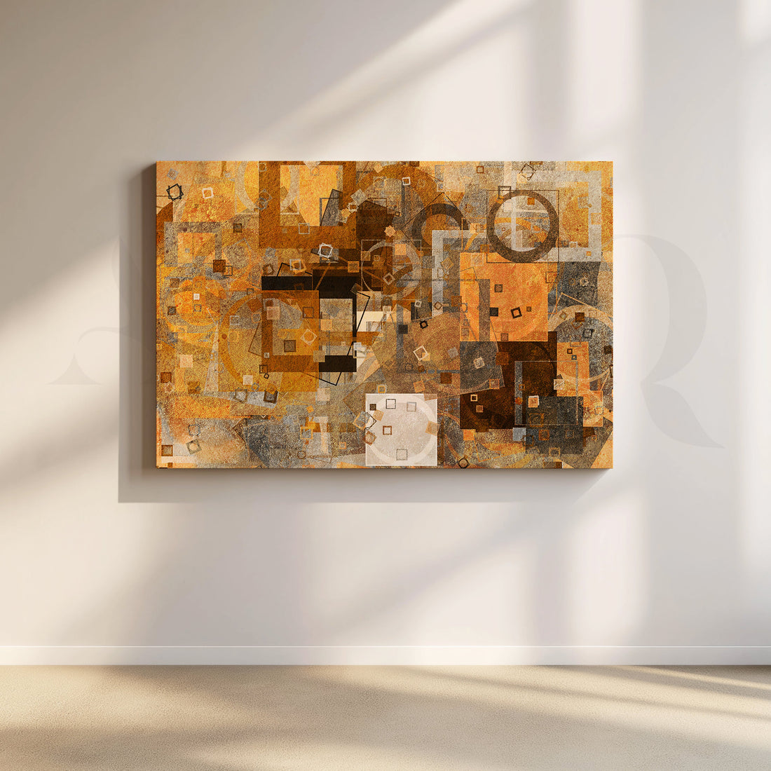 Abstract Serenity Canvas Artwork – Asha Art Studio