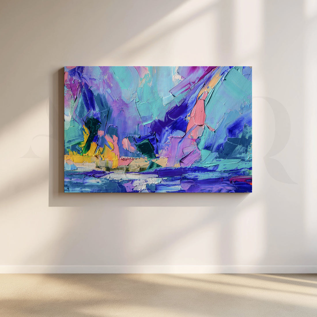 Enchanted Horizons Abstract Artwork – Asha Art Studio