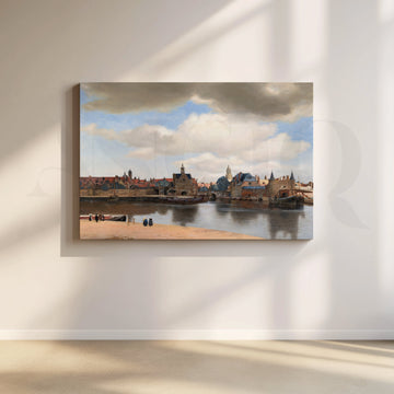 View of Delft by Vermeer Canvas Artwork – Asha Art Studio