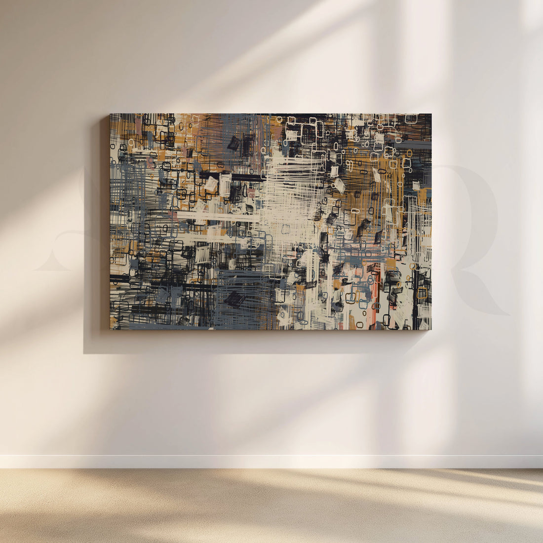 Modern Metropolis Canvas Wall Artwork – Asha Art Studio