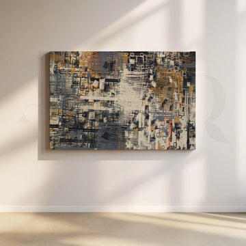 Modern Metropolis Canvas Wall Artwork – Asha Art Studio