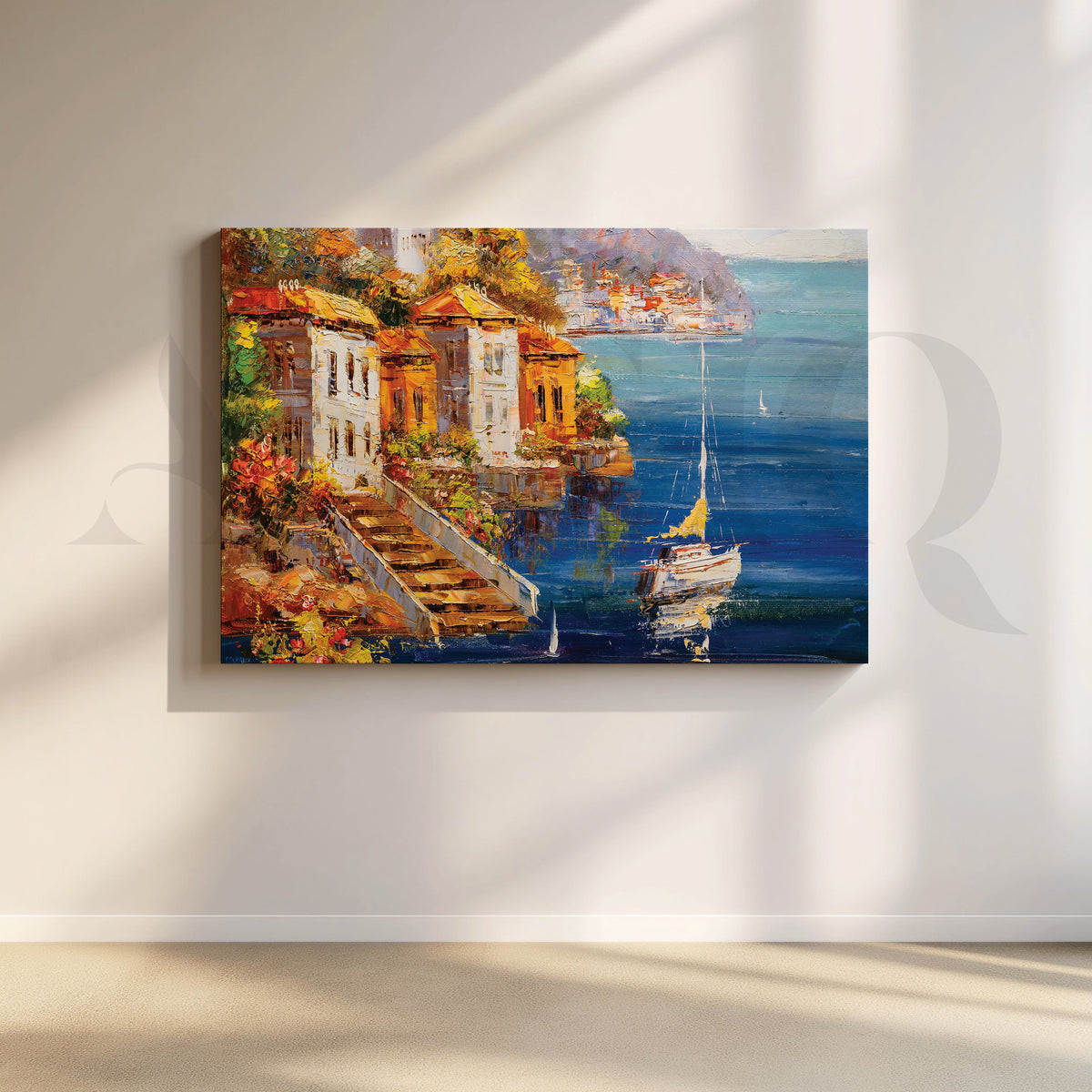 Where City Meets Shoreline Artwork – Asha Art Studio
