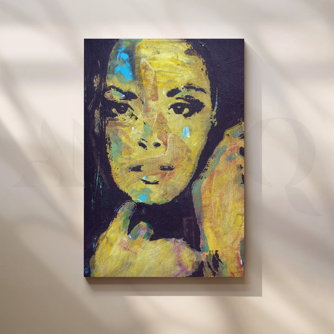 Portrait of a Girl Canvas Artwork – Asha Art Studio