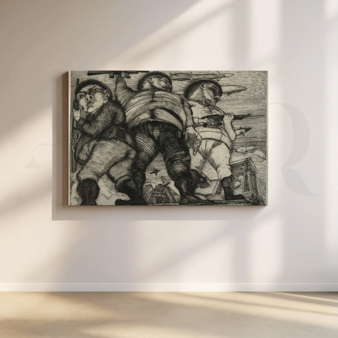 March of the Soldiers Canvas Artwork – Asha Art Studio
