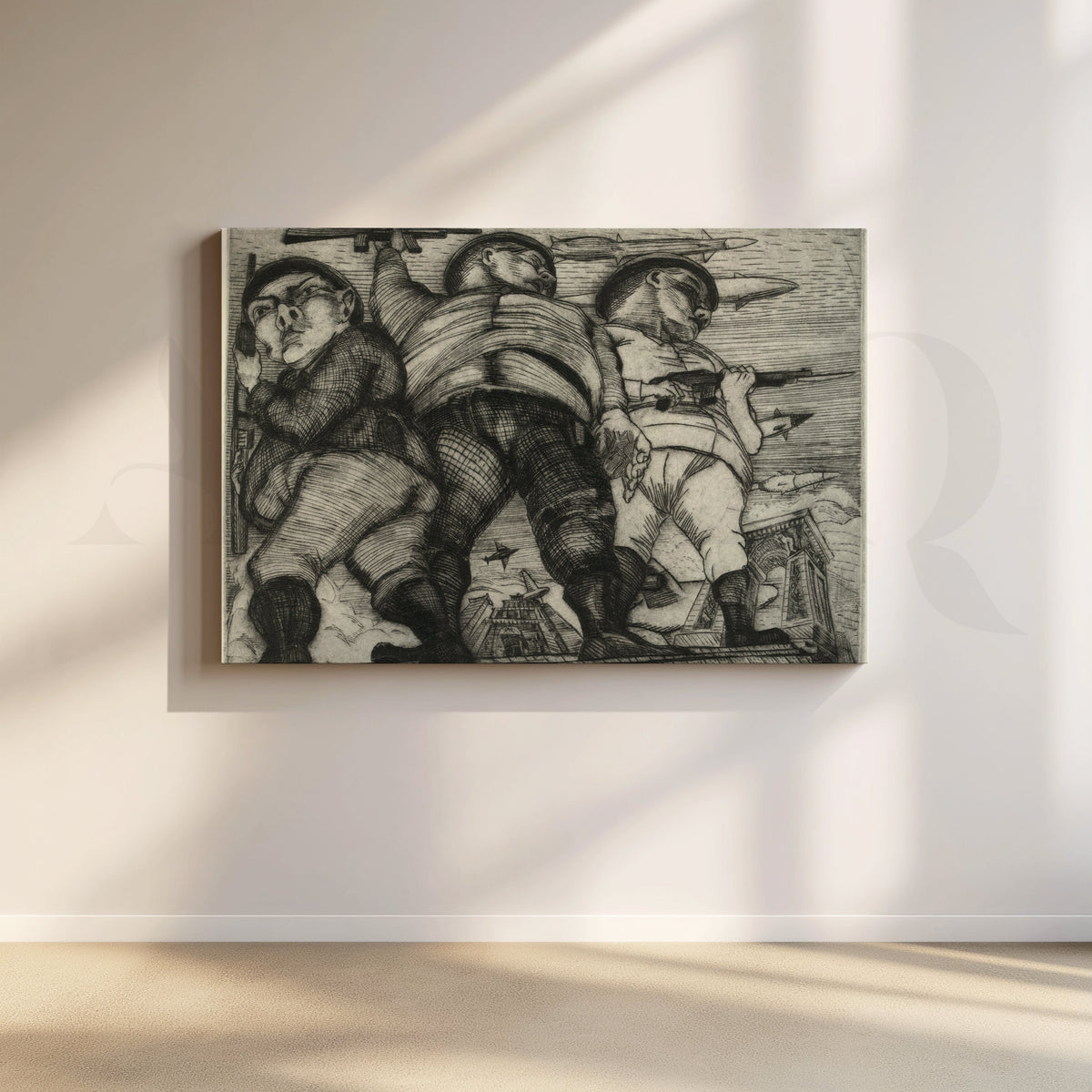 March of the Soldiers Canvas Artwork – Asha Art Studio