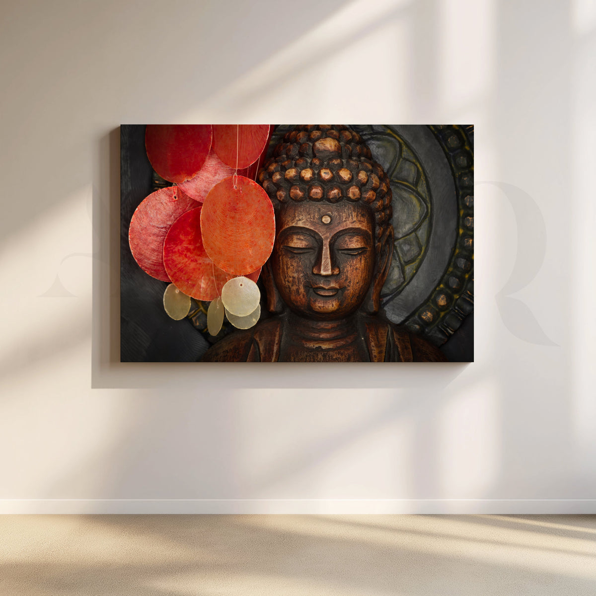 Serene Harmony Buddha Canvas Artwork – Asha Art Studio