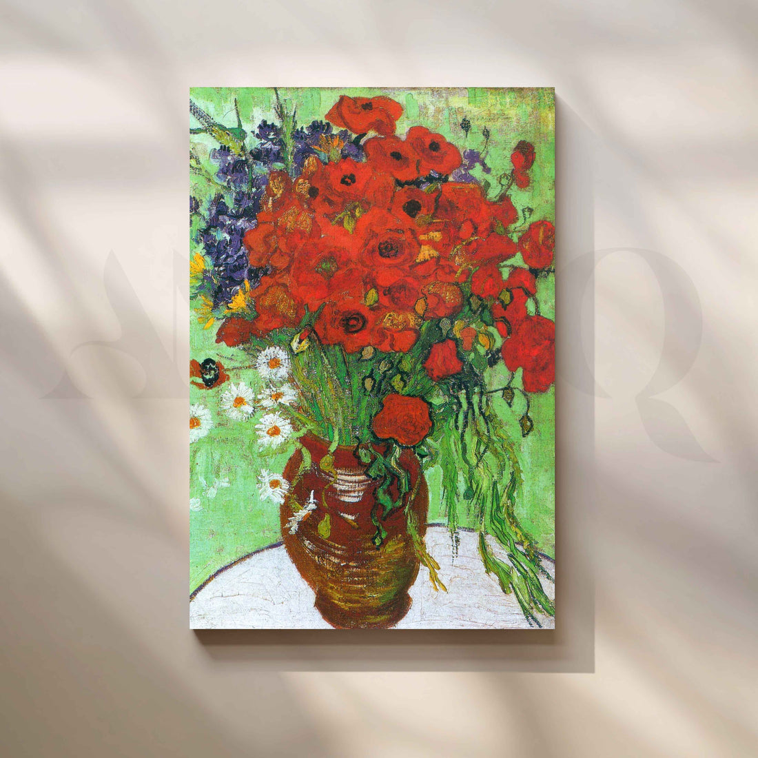 Van Gogh Red Poppies Canvas Artwork – Asha Art Studio