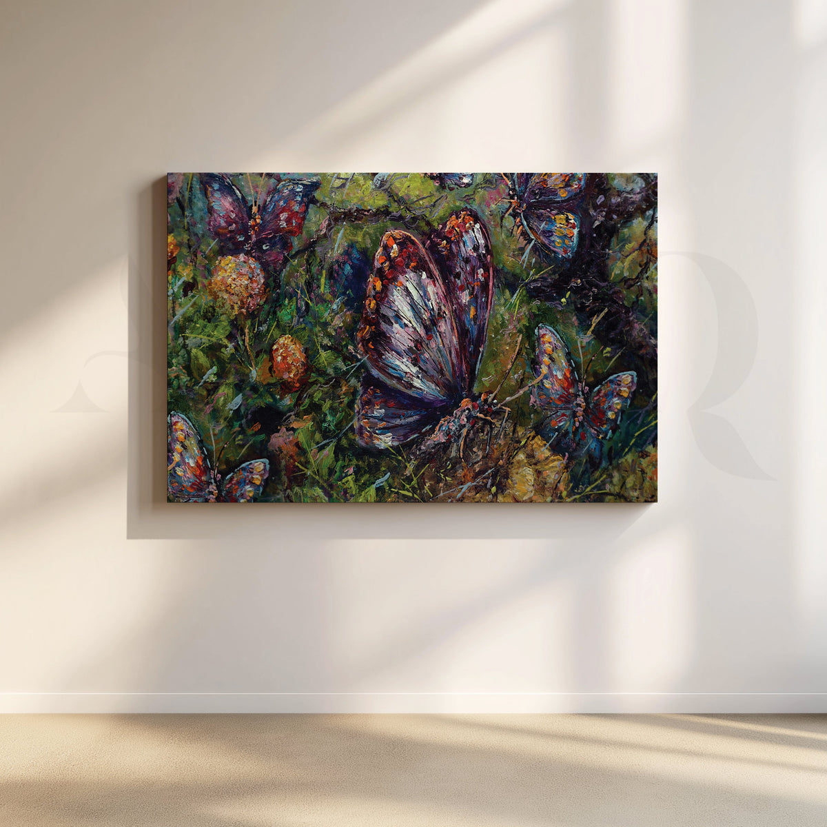 Enchanting Butterflies Canvas Artwork – Asha Art Studio