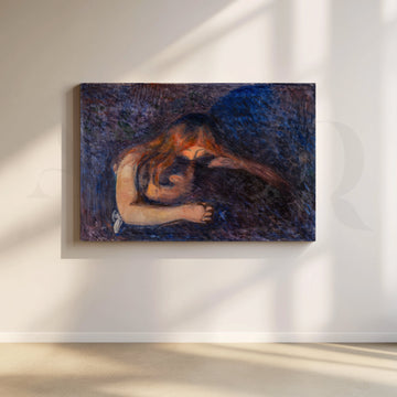 Vampire (Edvard Munch) Canvas Artwork – Asha Art Studio