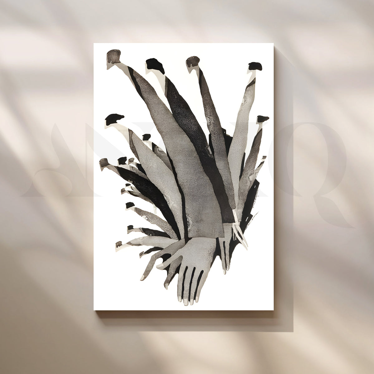 Figurative Abstract Canvas Artwork – Asha Art Studio