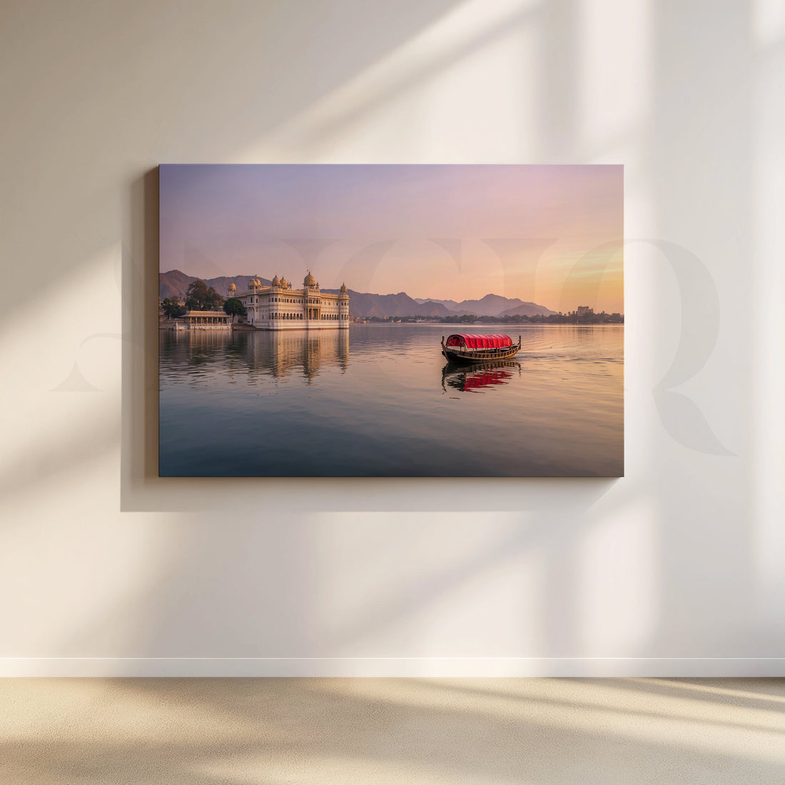 Udaipur Sunset Canvas Artwork – Asha Art Studio