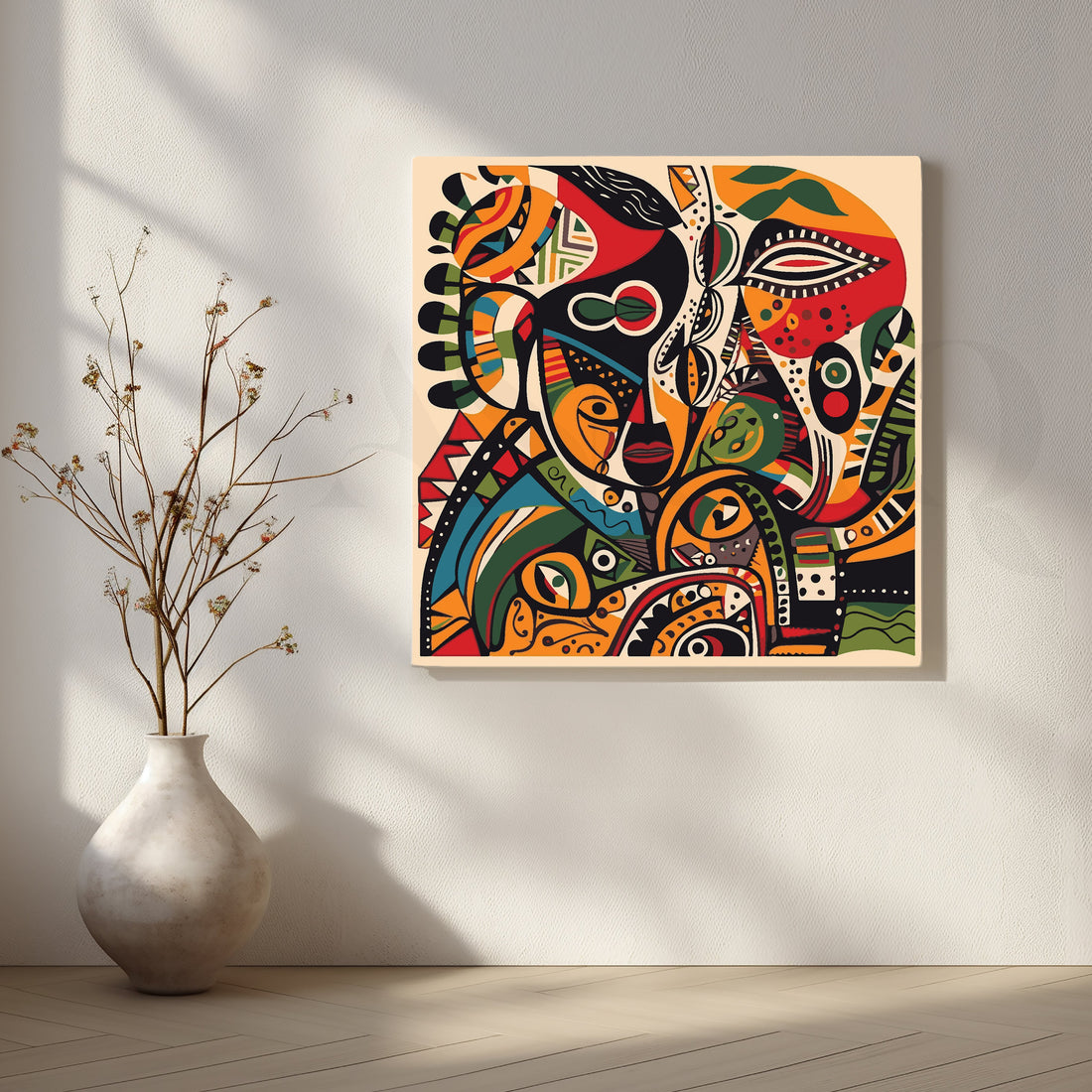 Fusion of Patterns and Colors Artwork – Asha Art Studio