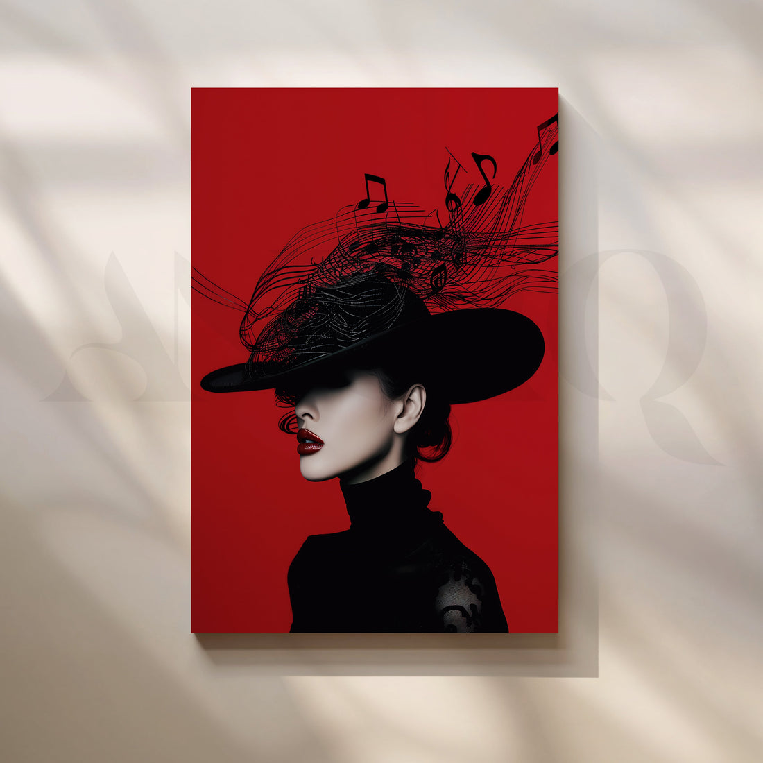 Melodic Elegance Wall Poster – Asha Art Studio