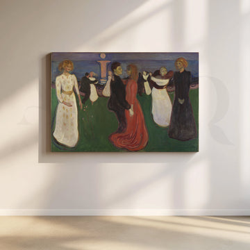 The Dance of Life (Edvard Munch) Canvas Artwork – Asha Art Studio