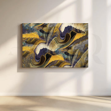 Abstract Realms Canvas Artwork – Asha Art Studio