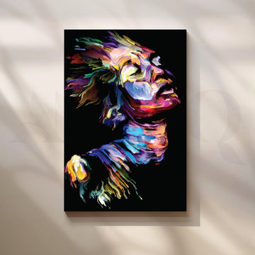 Ephemeral Odyssey Canvas Wall Artwork – Asha Art Studio