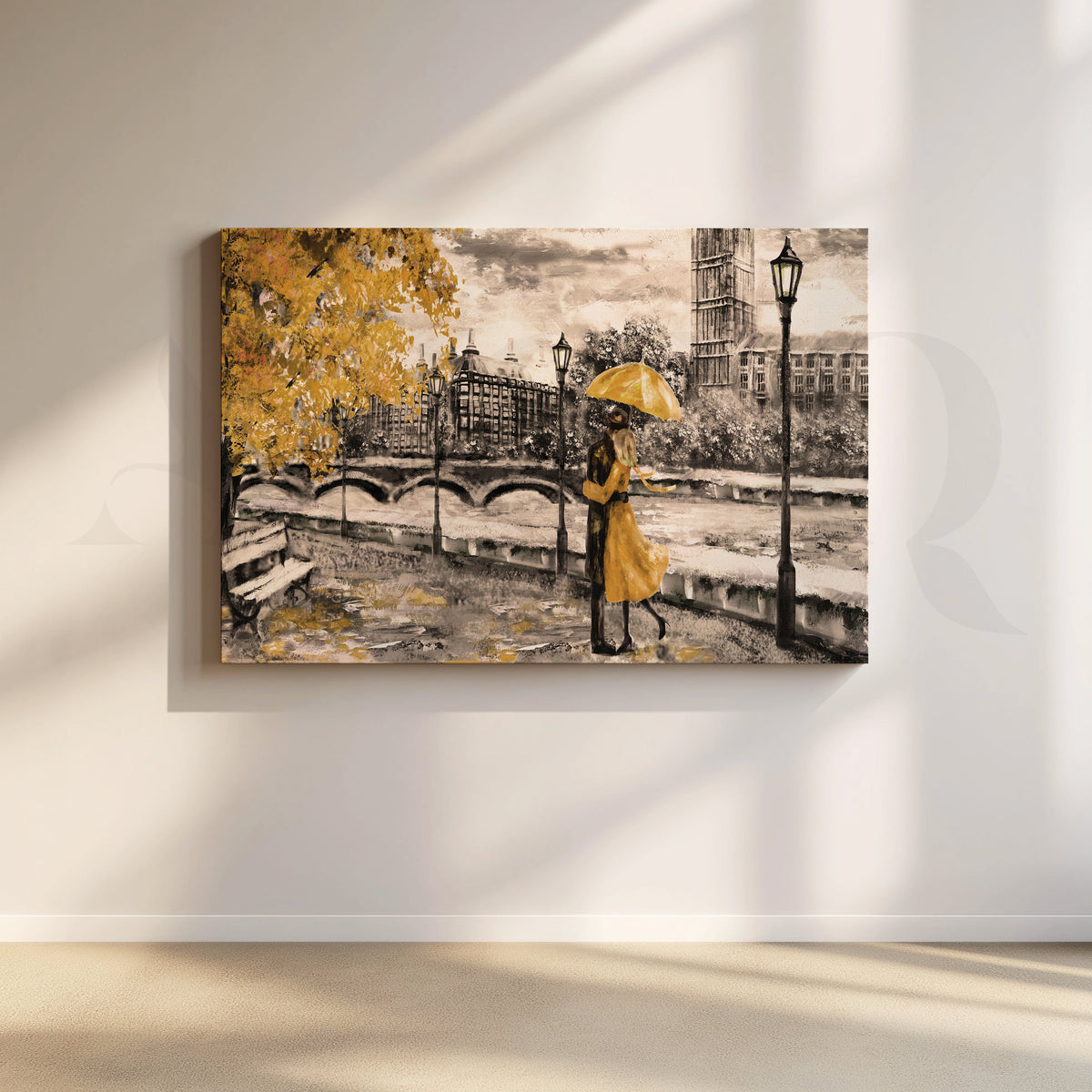 Romantic Rendezvous Canvas Artwork – Asha Art Studio