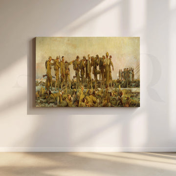 Gassed – Aftermath of War Canvas Artwork – Asha Art Studio