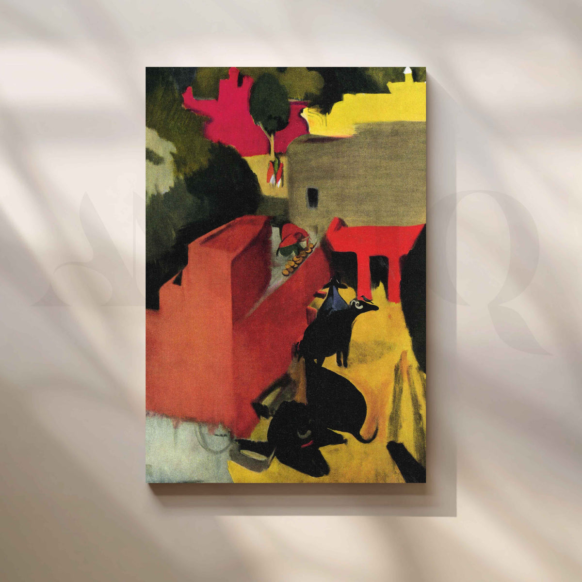 The Last Unfinished Painting by Amrita Sher-Gil Canvas Artwork – Asha Art Studio