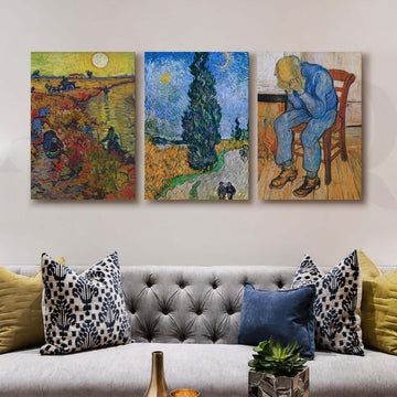 Van Gogh Classic Gallery Wall Artwork Set of 3 – Asha Art Studio