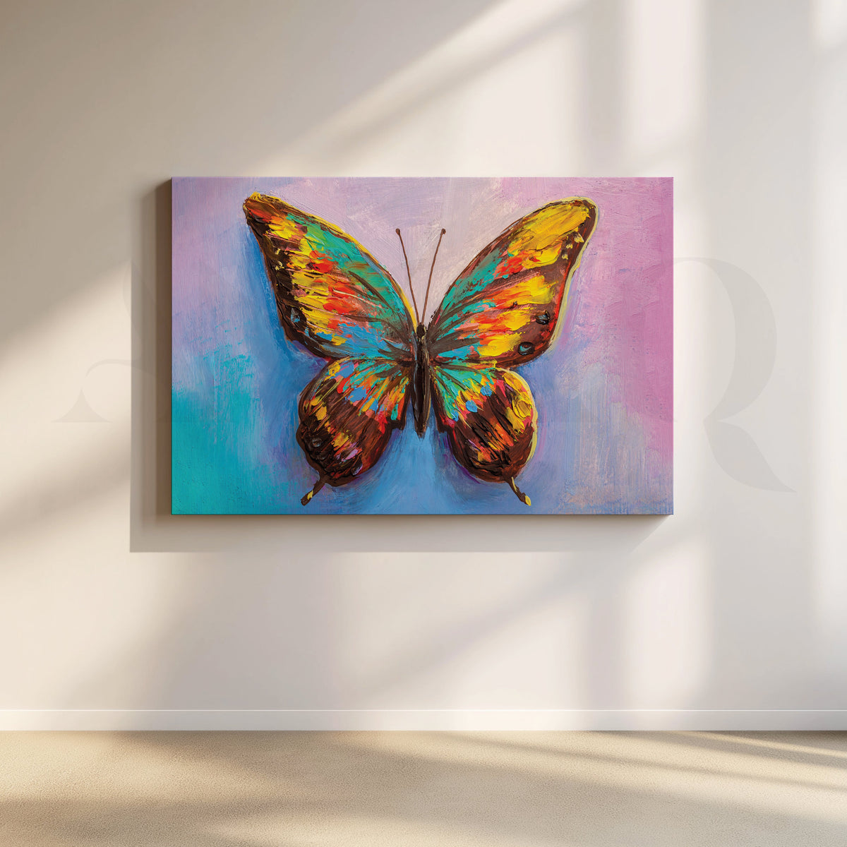 Fluttering Kaleidoscope Canvas Artwork – Asha Art Studio