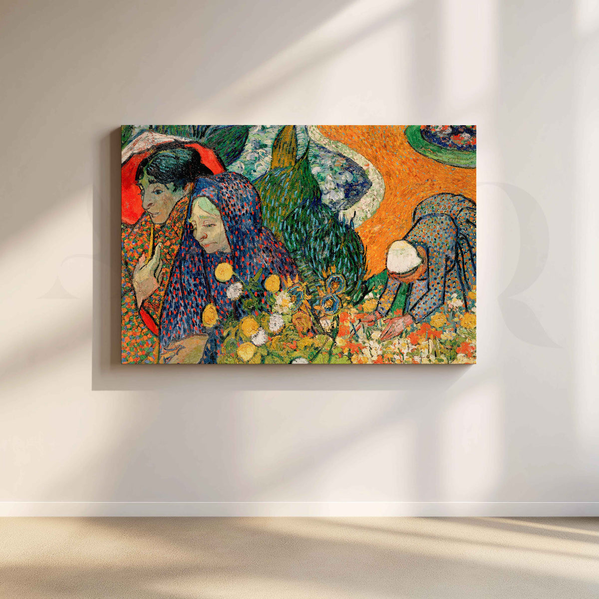 Van Gogh Garden Figures Canvas Artwork – Asha Art Studio