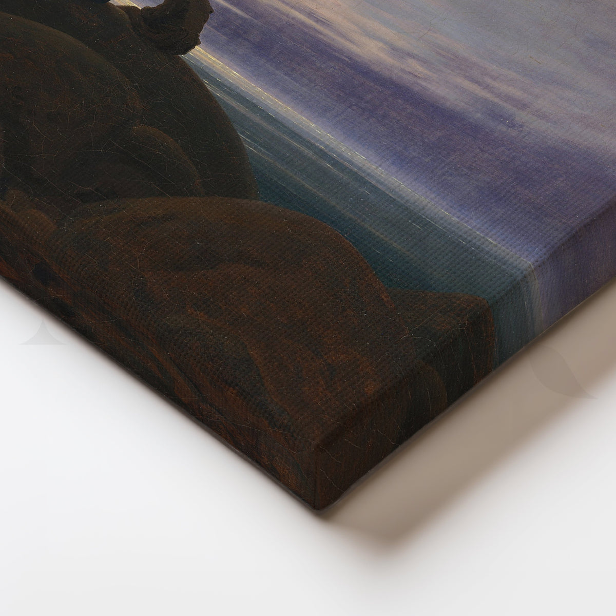 Twilight by the Sea Canvas Artwork – Asha Art Studio – Image 2