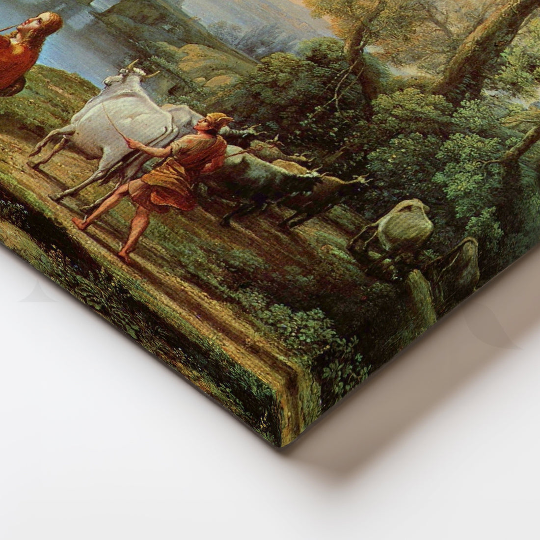 Arcadian Pastoral Canvas Artwork – Asha Art Studio