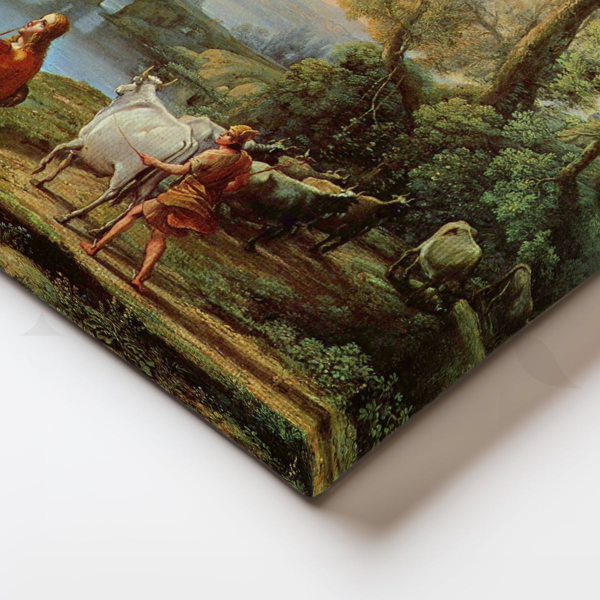 Arcadian Pastoral Canvas Artwork – Asha Art Studio – Image 2