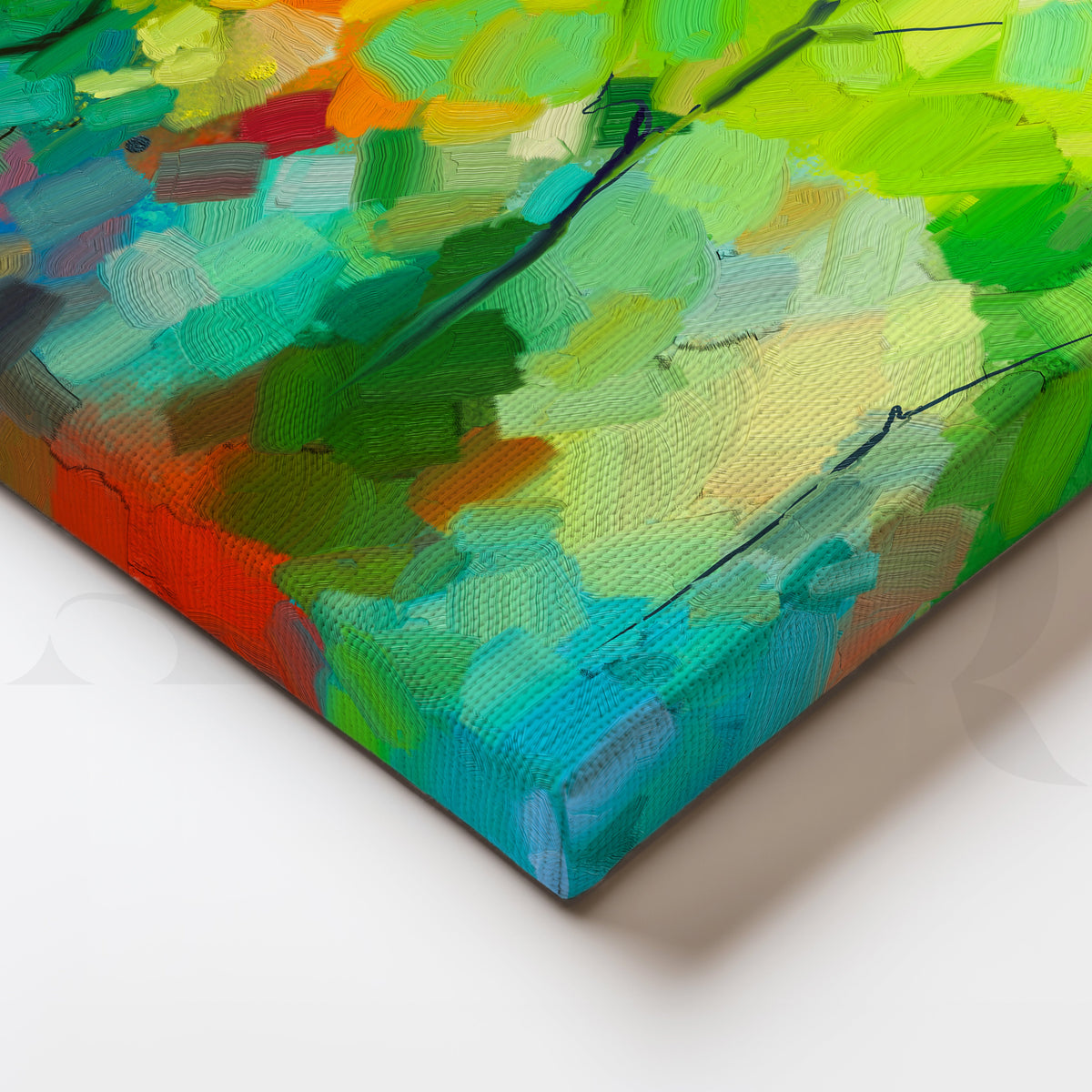 Tranquil Solitude Canvas Artwork – Asha Art Studio – Image 2