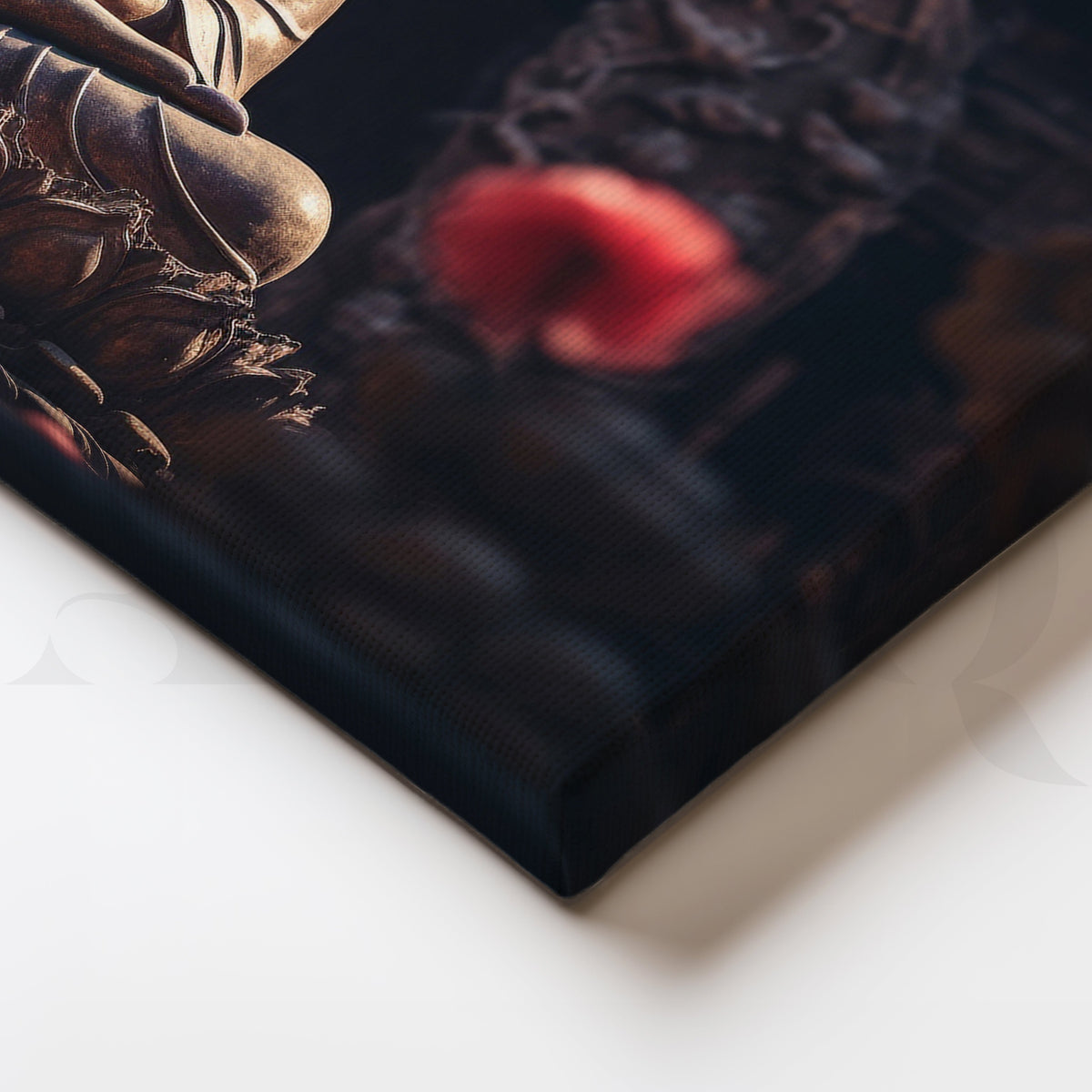 Serene Buddha Canvas Artwork – Asha Art Studio – Image 2