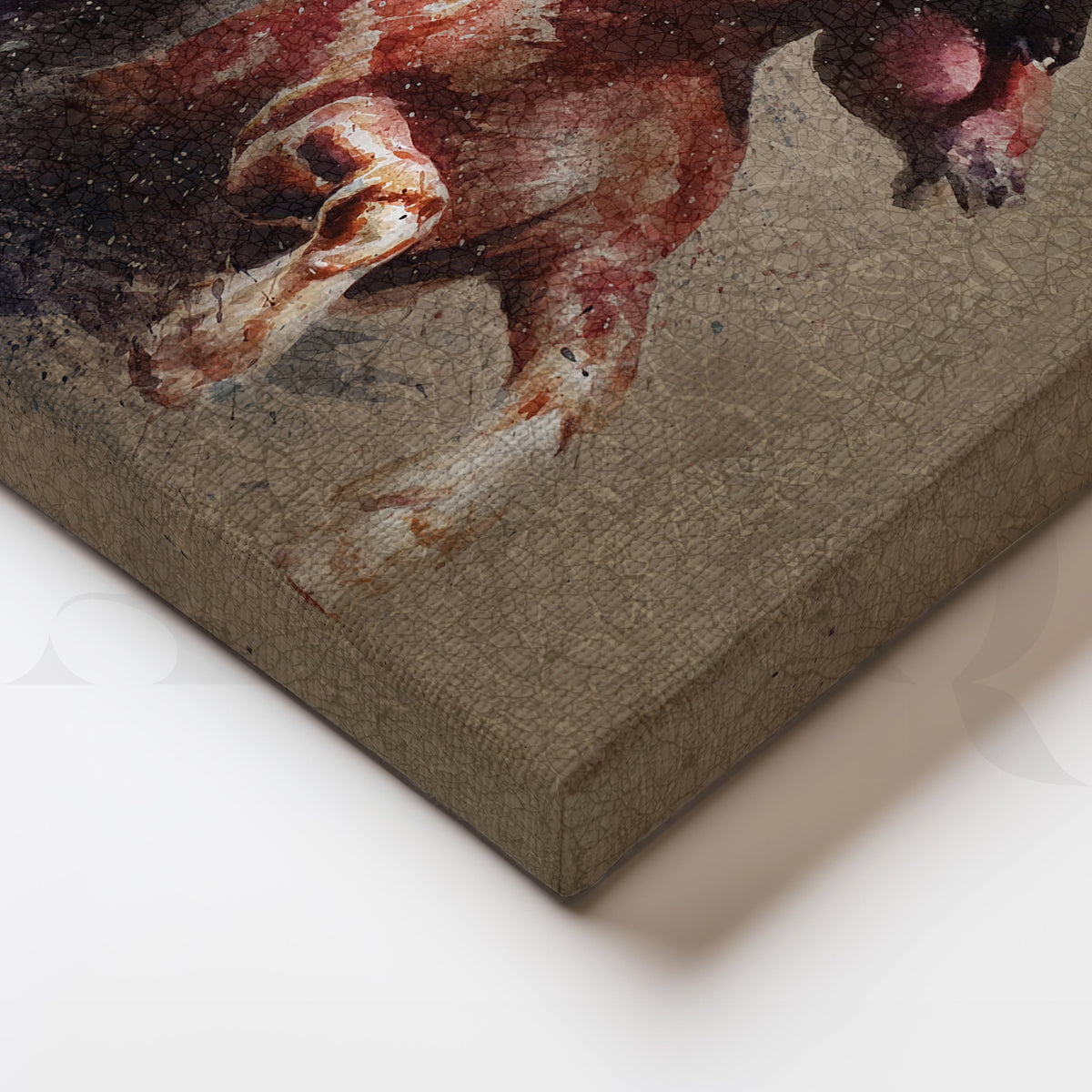 Graceful Jumps Canvas Artwork – Asha Art Studio – Image 2