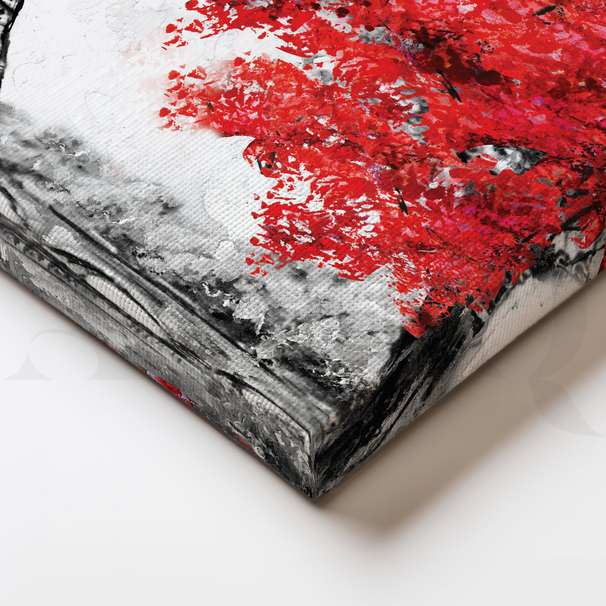 Serene Canopy Canvas Artwork – Asha Art Studio – Image 2