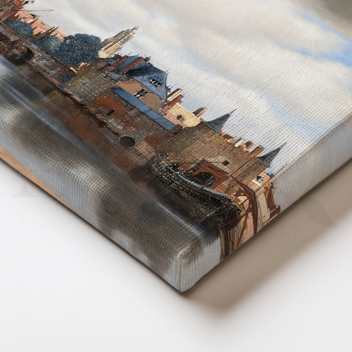 View of Delft by Vermeer Canvas Artwork – Asha Art Studio – Image 2