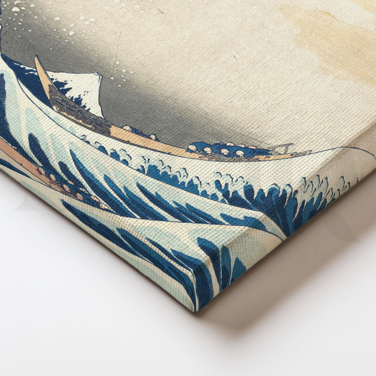 The Great Wave off Kanagawa Canvas Artwork – Asha Art Studio – Image 2