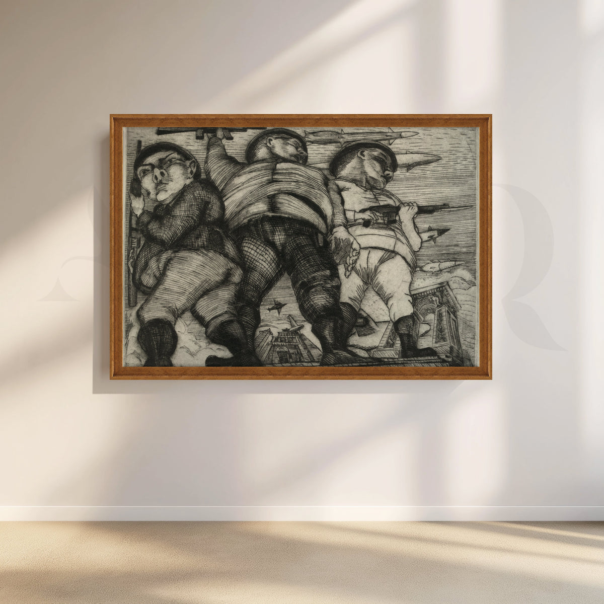 March of the Soldiers Canvas Artwork – Asha Art Studio – Image 6