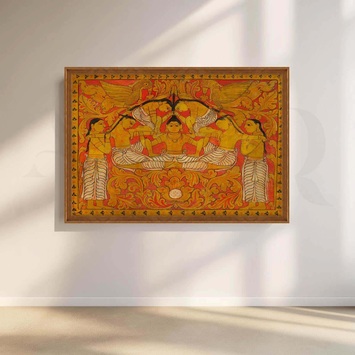 Traditional Divine Gathering Canvas Artwork – Asha Art Studio – Image 6