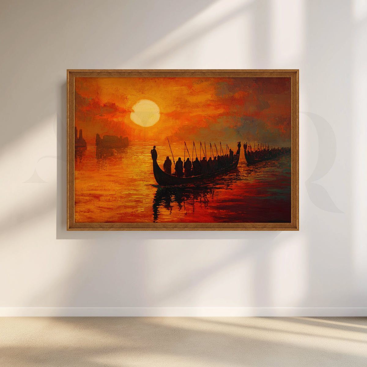 Sunset Drifters Canvas Artwork – Asha Art Studio – Image 6