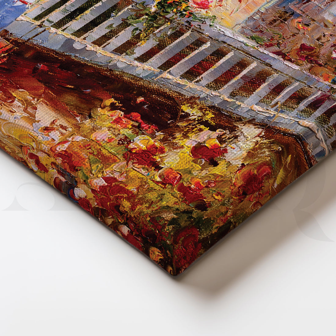 Mediterranean Escape Canvas Artwork – Asha Art Studio