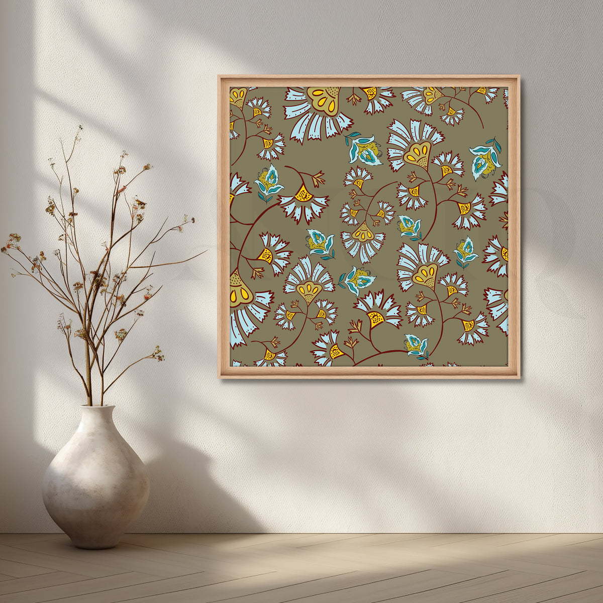 Pastel Meadow Canvas Artwork – Asha Art Studio – Image 5
