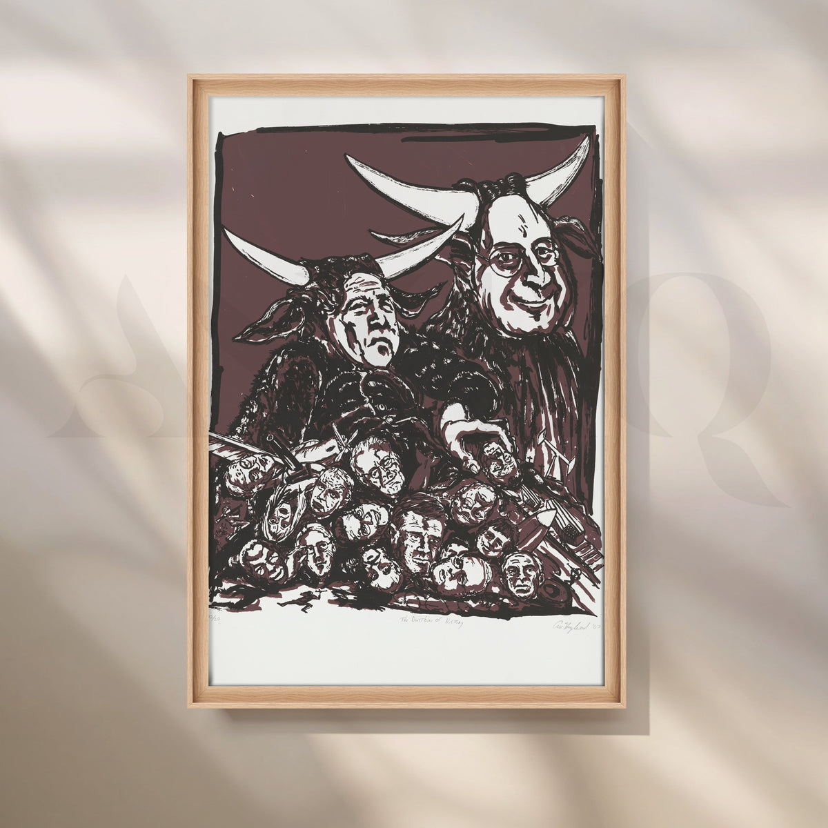 The Battle for Reality Canvas Artwork – Asha Art Studio – Image 5