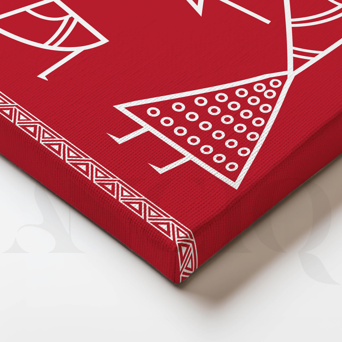 Minimal Warli Tribal Couple Artwork – Asha Art Studio – Image 2