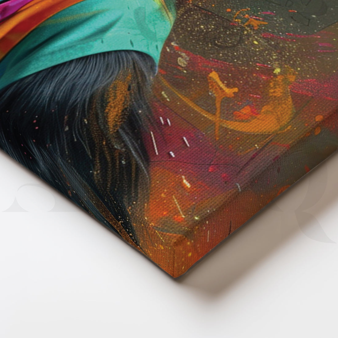 A Whimsical Chimpanzee Canvas Artwork – Asha Art Studio