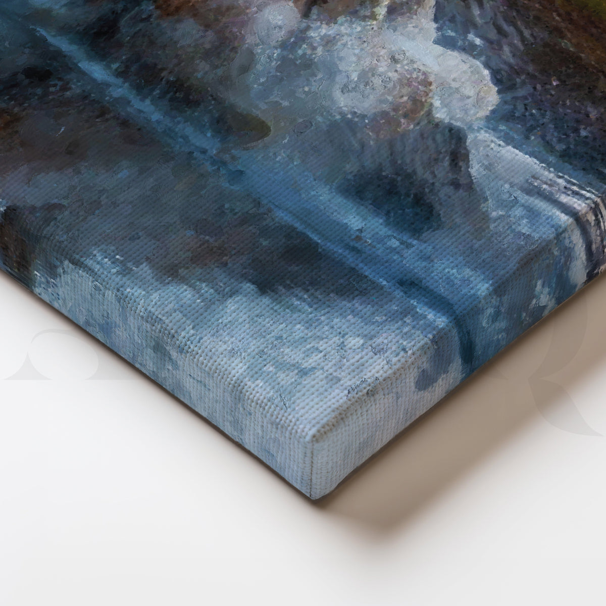 Aquatic Symphony Canvas Artwork – Asha Art Studio – Image 2