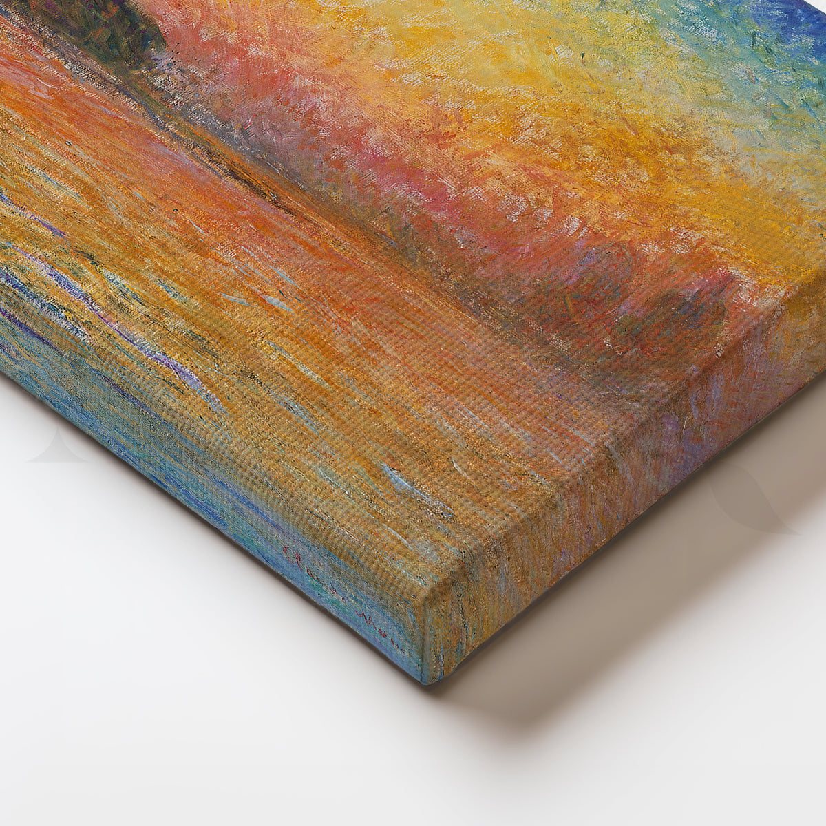 Venetian Sunset Glow Canvas Artwork – Asha Art Studio – Image 2